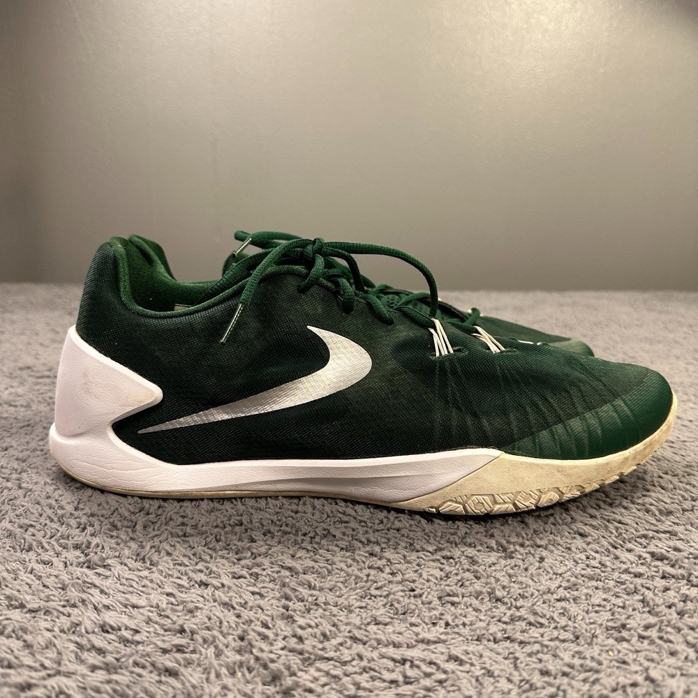 Nike Hyperchase Basketball Shoes Mens 14 Green Athletic Shoes Gym Emerald 813262